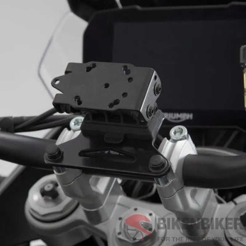 Triumph Tiger 800/1200 Ergonomics - Shock Absorbent Quick-Lock Gps Mount - Sw-Motech 1