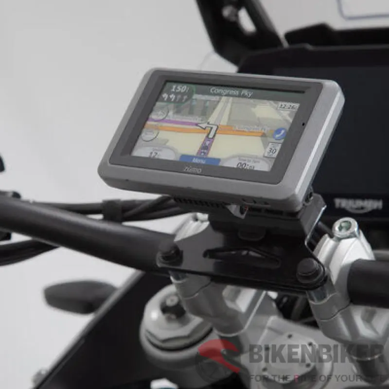 Triumph Tiger 800/1200 Ergonomics - Shock Absorbent Quick-Lock Gps Mount - Sw-Motech 2