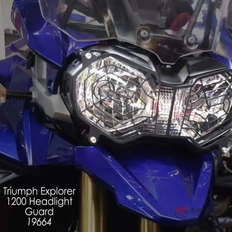 Triumph Tiger 800 Protection - Headlight Guard - Pyramid Plastics 1