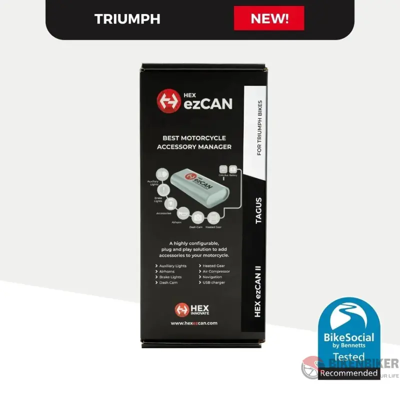 Triumph Tiger Hex Ezcan Accessory Manager 1