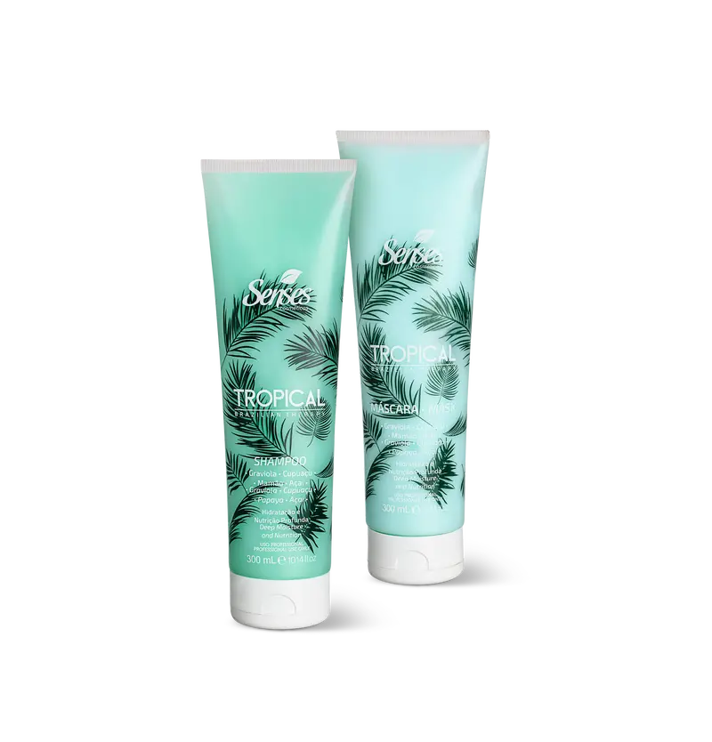Tropical Home Care Brazilian Natural Actives Hair Nourishing Kit 2X300 - Senses 1