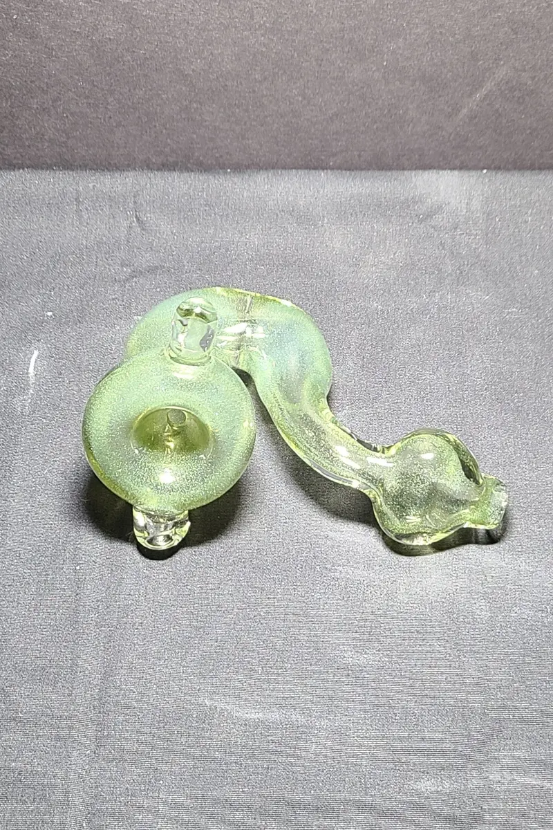 Troyd Glass - 4.25" 2Pc Sherlock Bubbler (150G) Carb Hole: Left Side 1