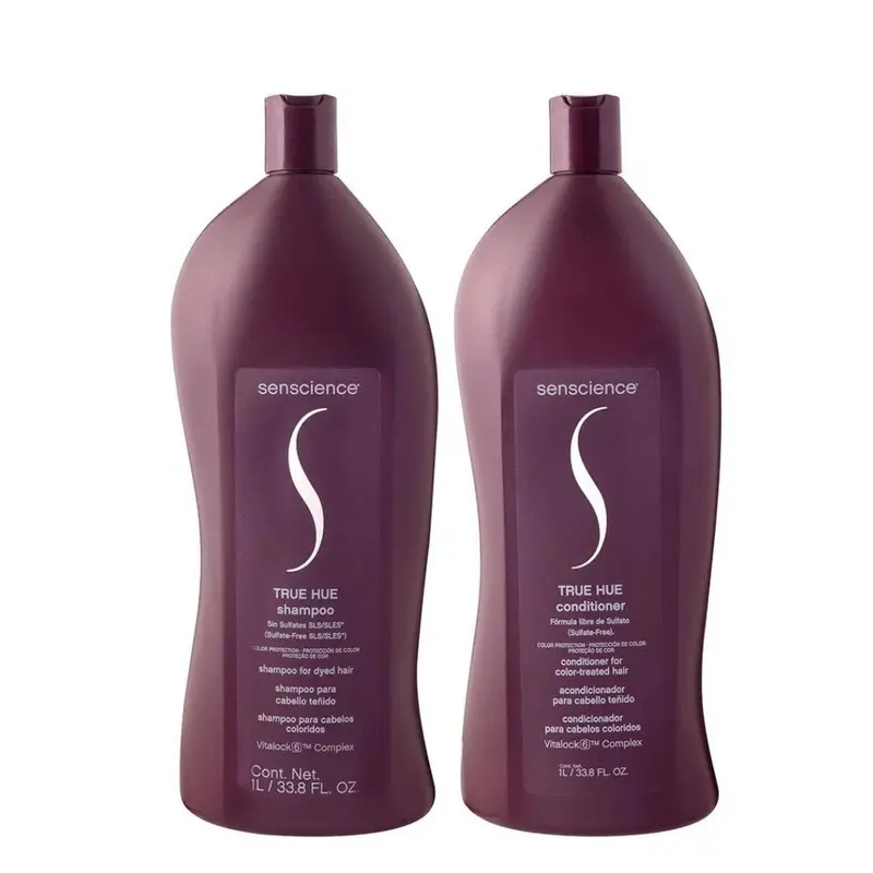 True Hue Hair Color Treatment Shampoo Conditioner Kit 2X 1L Senscience 1