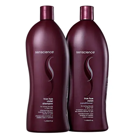 True Hue Violet Salon For Toning Blonde Or Gray Hair Treatment 2X1l - Senscience 1