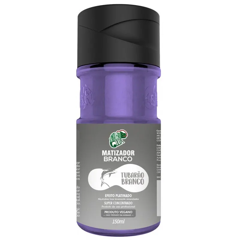 Tubarão Branco White Vegan Tinting Platinum Effect 150Ml - Kamaleão Color 1