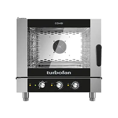 Turbofan 31.9" Full Size 5 Tray Manual / Electric Combi Oven Ec40m5 1