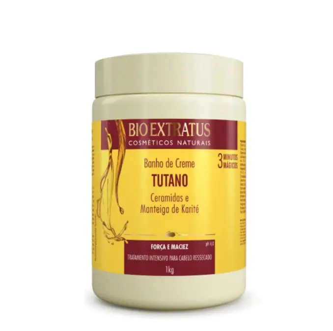 Tutano Marrow Ceramides Shea Cream Hair Strength Bath 500G - Bio Extratus 1