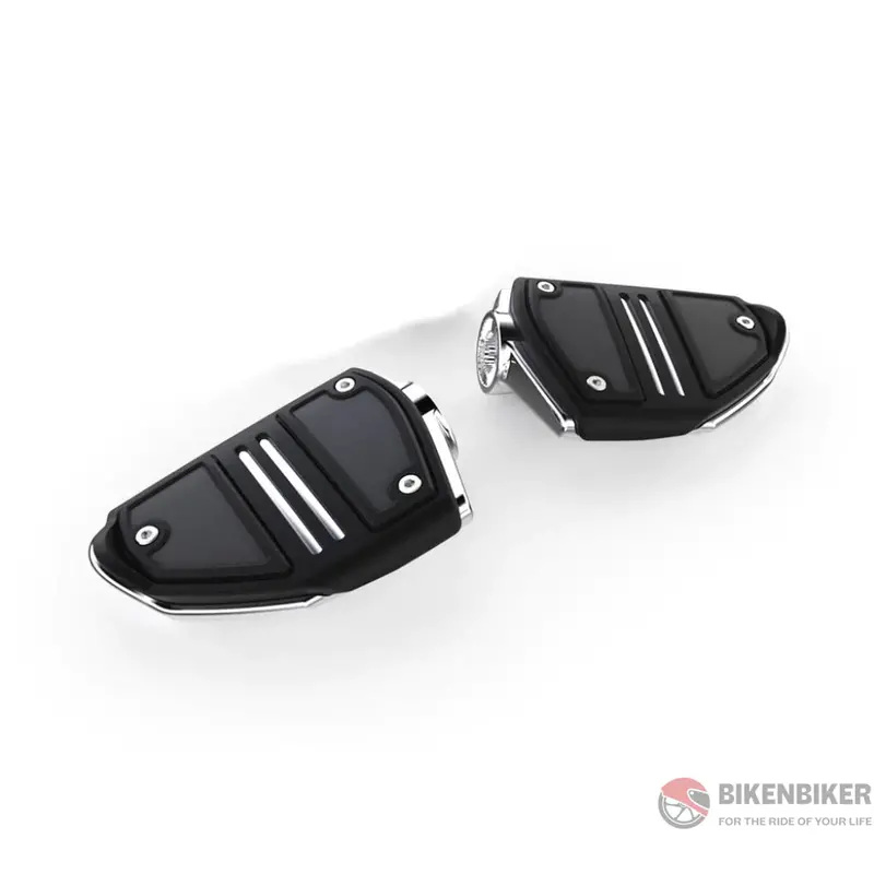 Twin Rail Footrest For Goldwing Black - Goldstrike 1