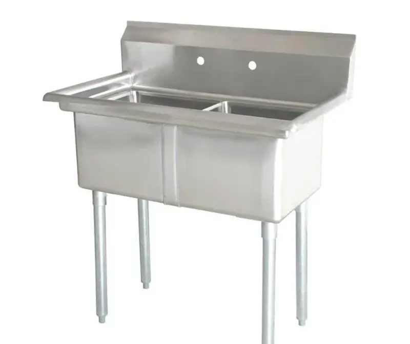 Two Compartment 18''X18'' Sink S-60-2C 1