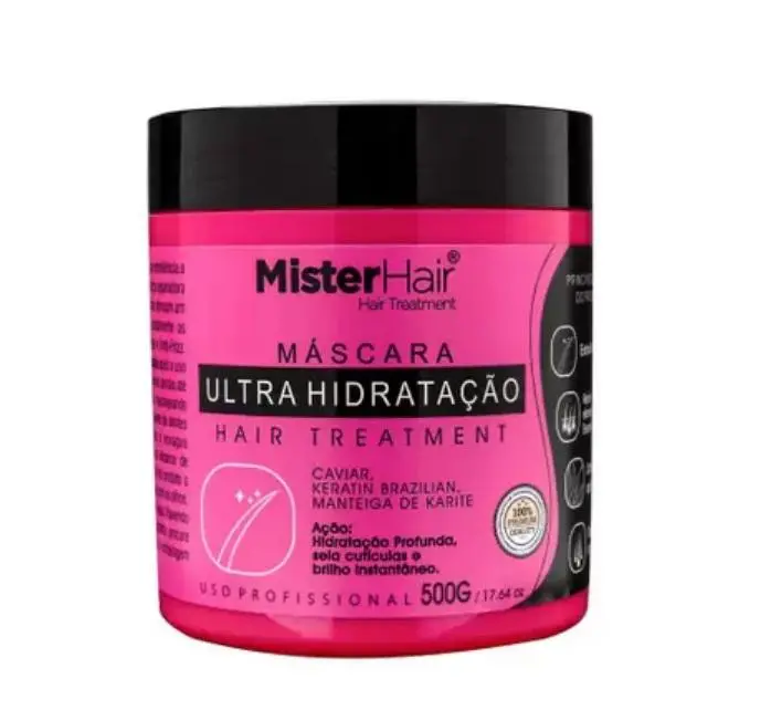 Ultra Hydration Brazilian Keratin Shea Caviar Treatment Mask 500G - Mister Hair 1