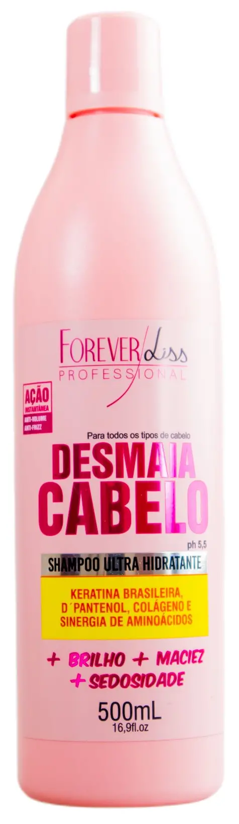 Ultra Moisturizing Faints Hair Instant Action Shampoo 500Ml - Forever Liss 1