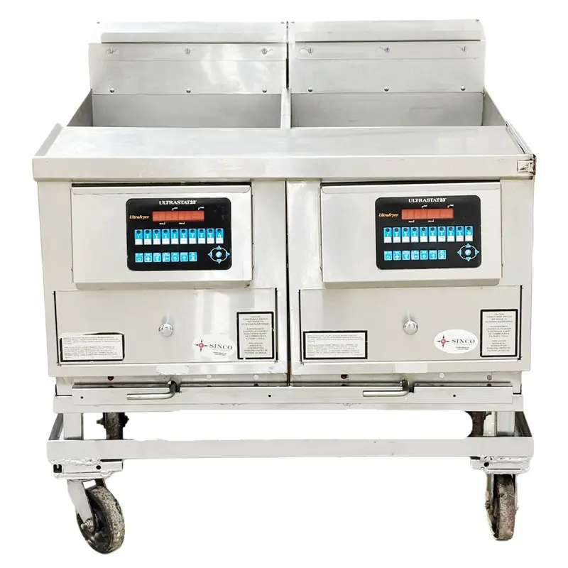Ultrafryer 42" Commercial Natural Gas Fryer 75,000 Btu No Filtration Used For02325 1