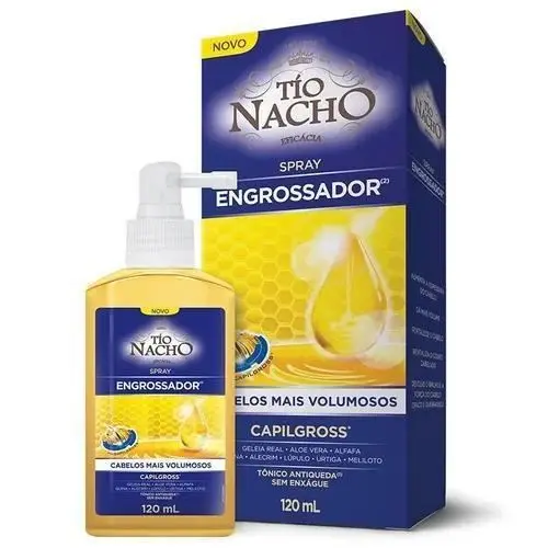 Unclenacho Spray Thicken Tonic Antiqueda Srinse 120Ml - Tio Nacho 1