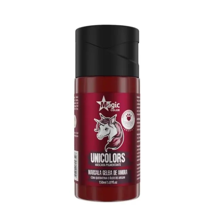 Unicolors Marsala Geléia De Amora Red Hair Pigmenting Mask 150Ml - Magic Color 1