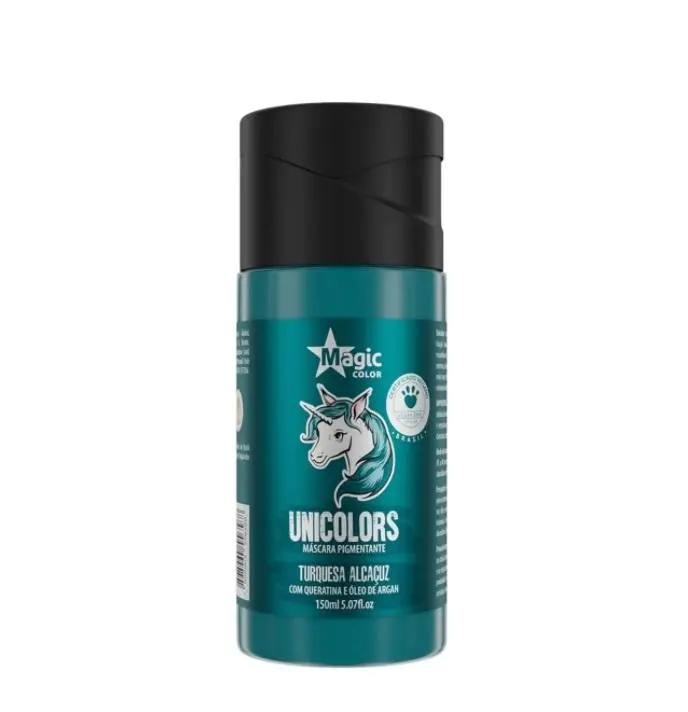 Unicolors Turquesa Alcaçuz Turquoise Tinting Pigmenting Mask 150Ml - Magic Color 1