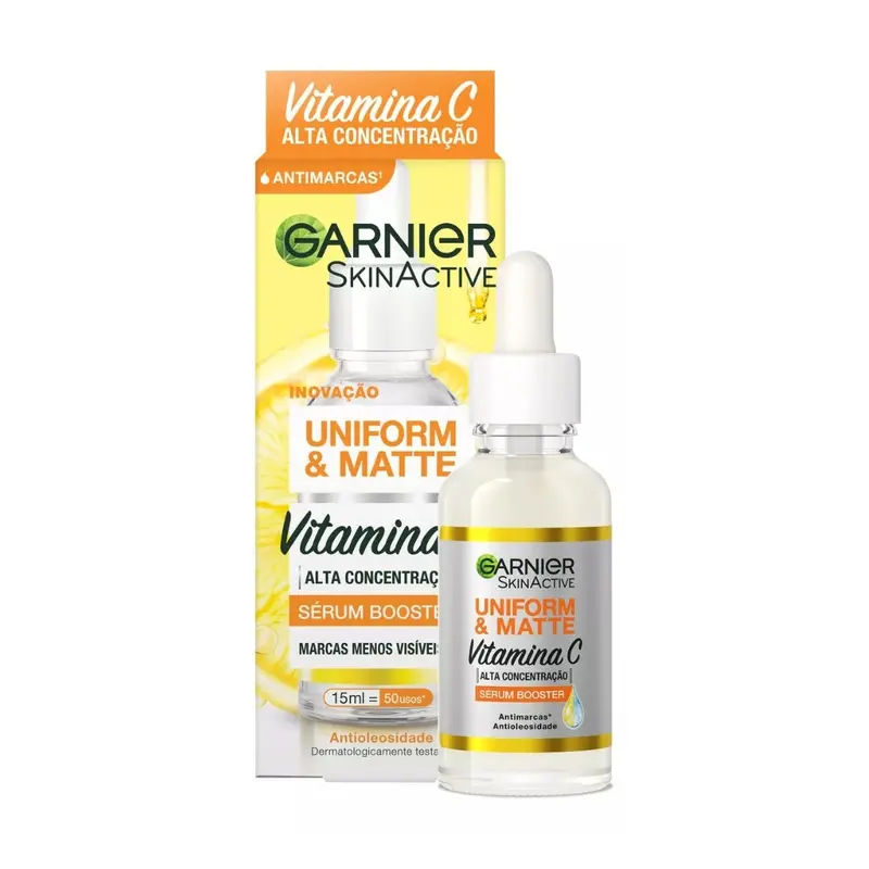 Uniform & Matte Anti-Brand Facial Serum Daily Care Peeling Effect 15Ml Garnier 1