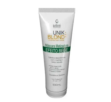 Unik Blond Beige Effect Tinting Shine Repair Moisturizing Mask 300Ml - Gaboni 1