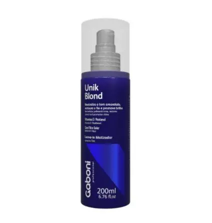 Unik Blond Leave-In Tinting Moisturizing Uv Filter Spray 200Ml - Gaboni 1