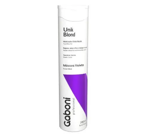 Unik Blond Violet Pearl Effect Intensive Platinum Tinting Mask 280Ml - Gaboni 1