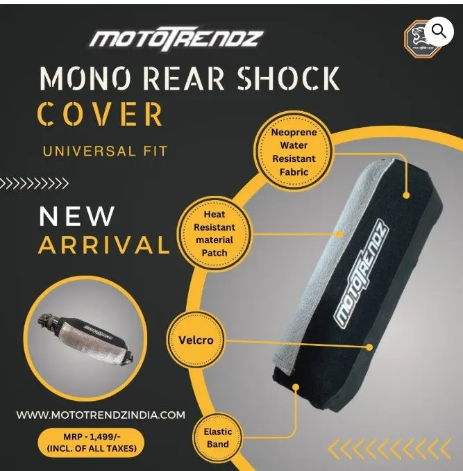 Universal Fit Mono Rear Shock Cover-Mototrendz 1