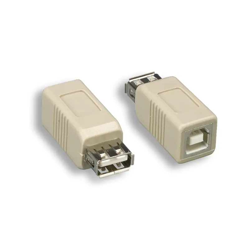 Usb 2.0 A-Female To B-Female Gender Changer Beige 1