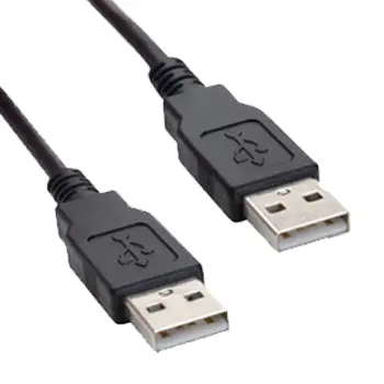 Usb 2.0 Data Cable Usb 2.0 A-Male To A-Male Black 1
