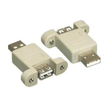 Usb 2.0 Panel Mount Gender Changer Type A Male To A Female 1