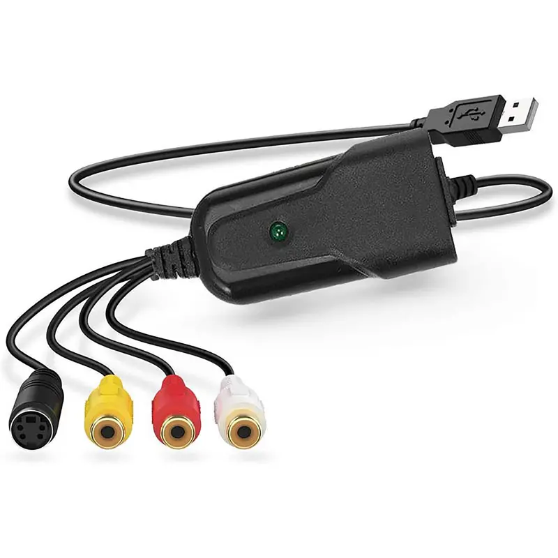 Usb 2.0 Video Capture Adapter Cable - S-Video/Composite To Usb 2.0 Dvr Adapter 1