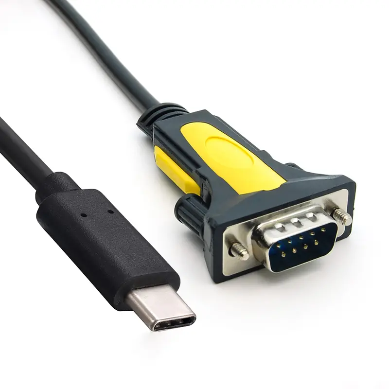 Usb2.0 Type C To Db9-Male Rs232 Serial Adapter Cable W/Prolific Chipset Pl2303ta 1