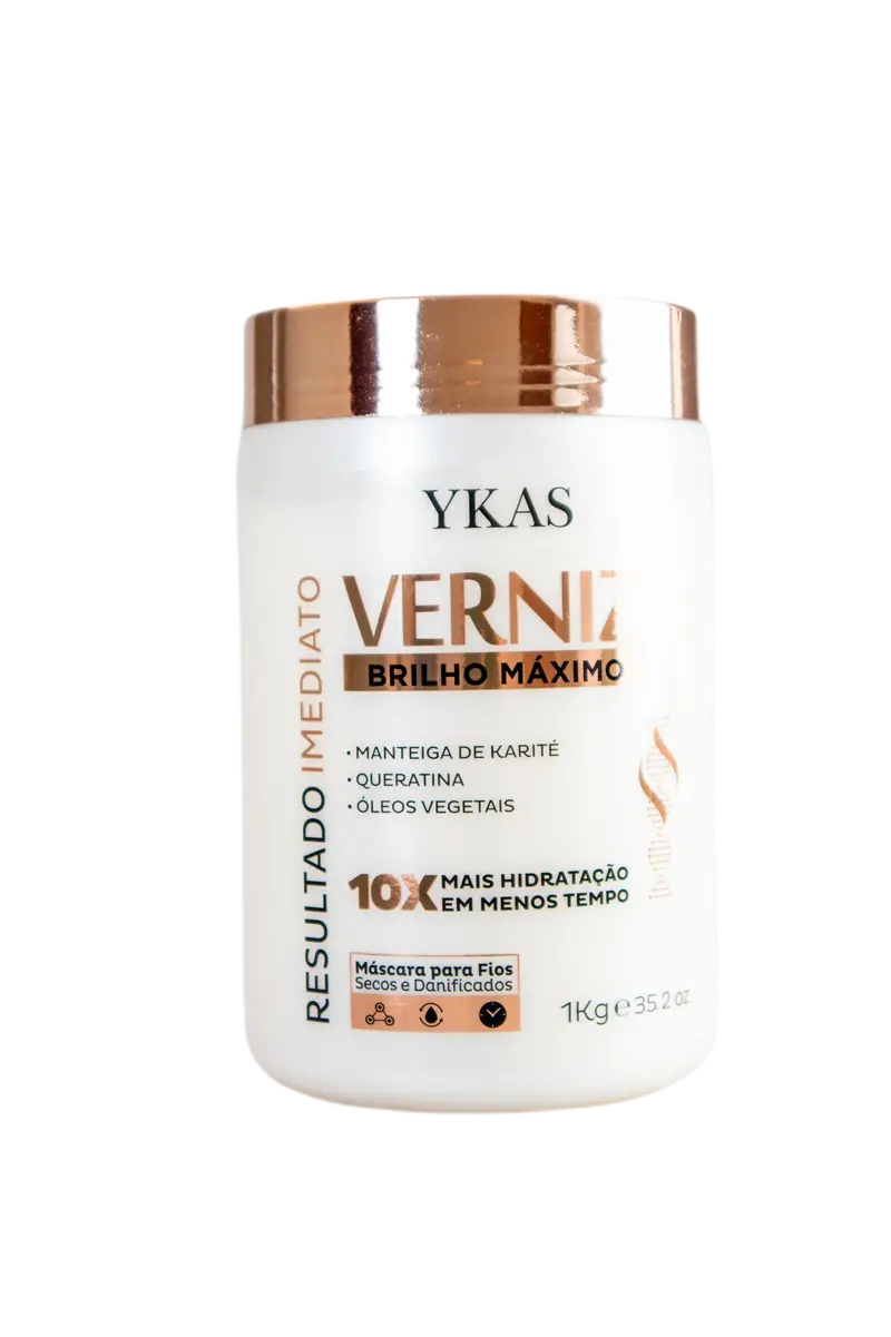 Varnish Bath Immediate Keratin Shea Butter Oils Hair Treatment Mask 1Kg - Ykas 1