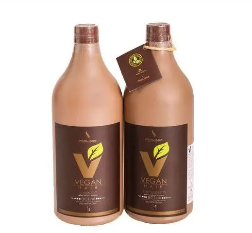 Vegan Hair Organic Progressive Brazilian Blowout Biotin Kit 2X1l - Prolisse 1