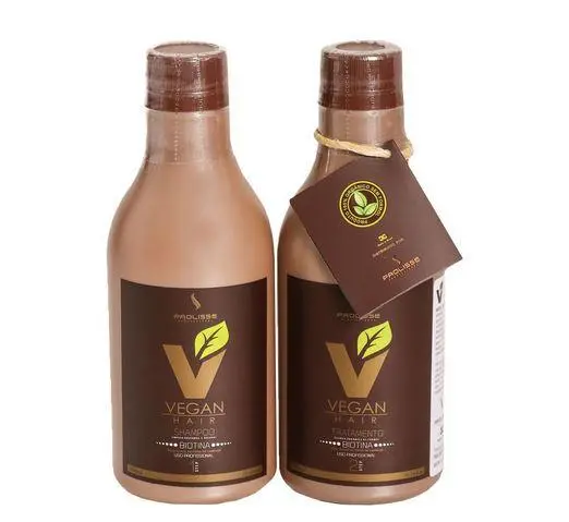 Vegan Hair Organic Progressive Brazilian Blowout Biotin Kit 2X300 - Prolisse 1