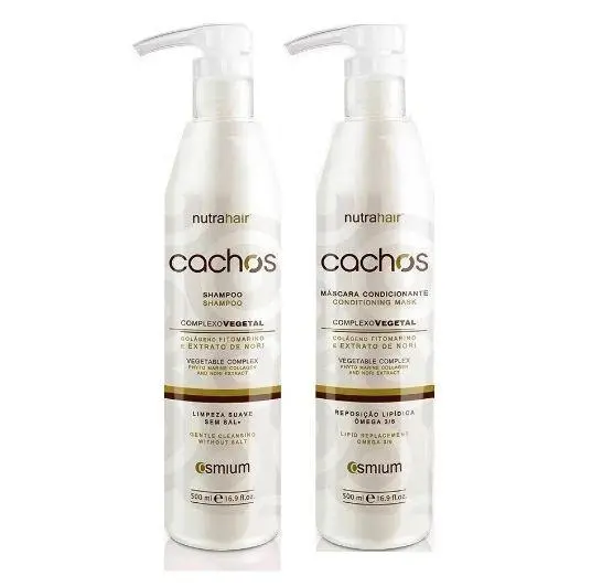Vegetable Complex Collagen Nori Extract Osmium Curls Hair Kit 2X500 - Nutrahair 1