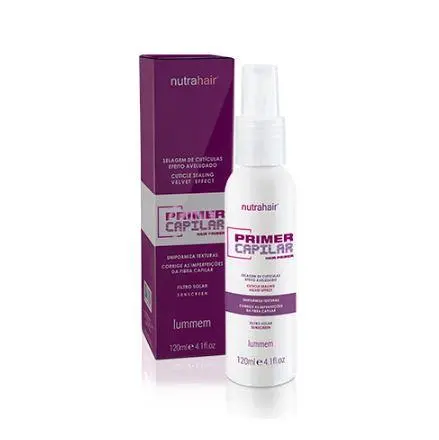 Velvet Effect Cuticle Sealing Sunscreen Lummem Hair Primer 120Ml - Nutrahair 1