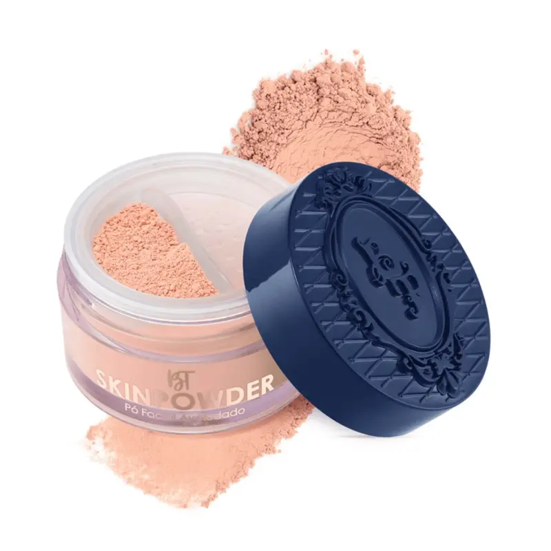 Velvety Facial Skinpowder Loose Powder Quartz Color Makeup 20G Bruna Tavares 1
