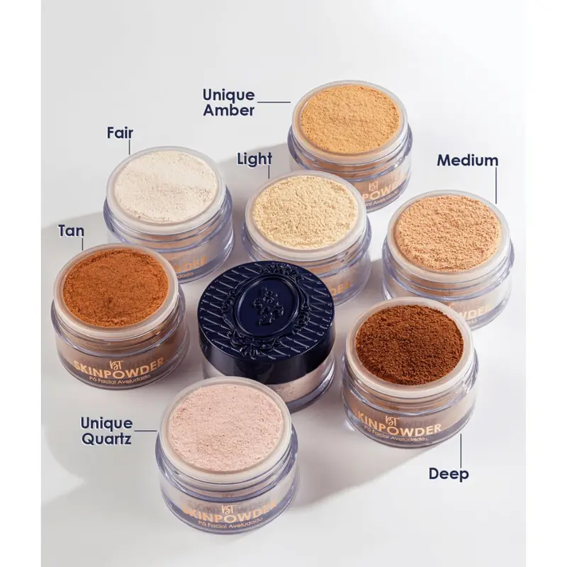 Velvety Facial Skinpowder Loose Powder Quartz Color Makeup 20G Bruna Tavares 2