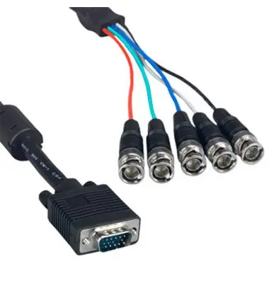 Vga Hd15 To 5-Bnc Rgb Video Cable For Hdtv Monitor Cable 1