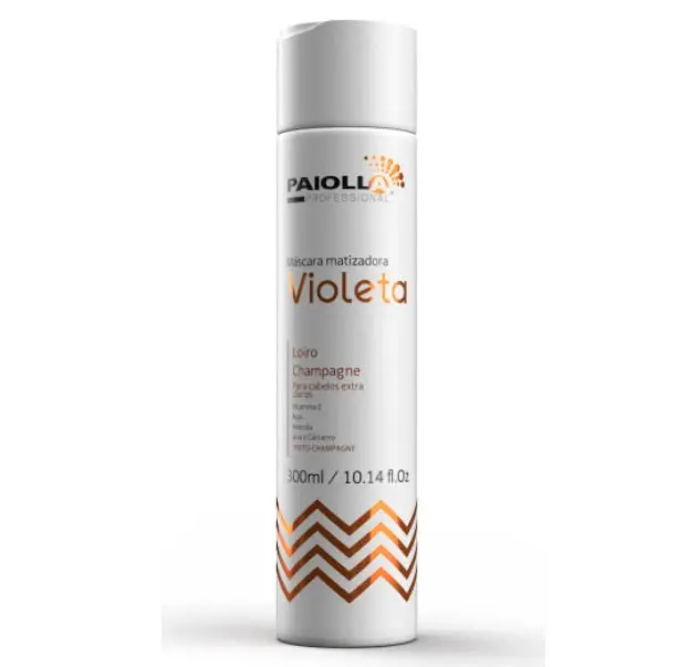 Violet Blond Champagne Tinting Color Maintenance Hair Mask 300Ml - Paiolla 1