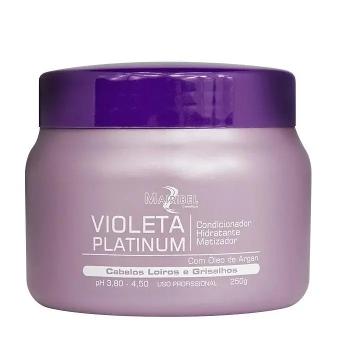 Violet Platinum Argan Oil Moisturizing Tinting Intensifier Mask 250G - Mairibel 1