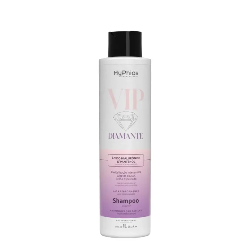 Vip Hair Shampoo Diamond Hyaluronic Acid Revitalizing Treatment 1L My Phios 1