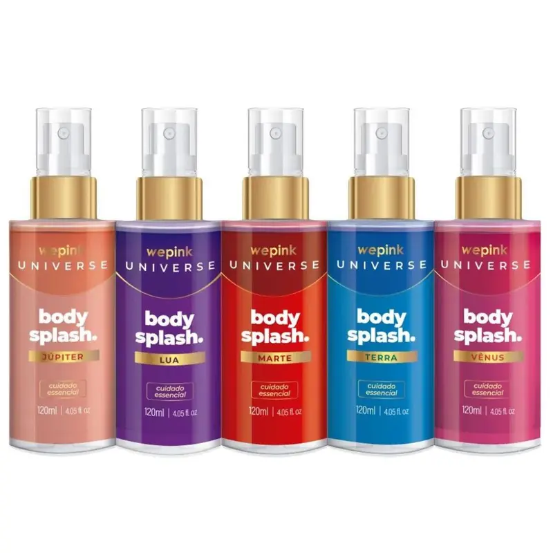 Virginia Fonseca Universe Body Splash Deodorant Cologne Kit 5X 120Ml We Pink Perfume 1