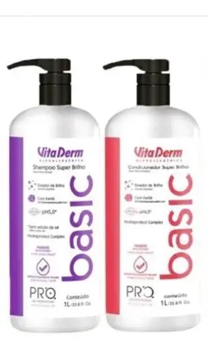 Vita Derm Shampoo E Conditioner Basic Liter Professional - Vita Derm 1
