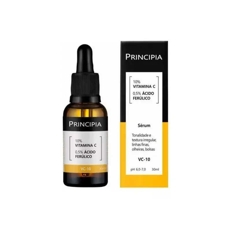 Vitamin C 10% Ferulic Acid 0.5% Serum Skin Care Facial Uniformizer Principia 1