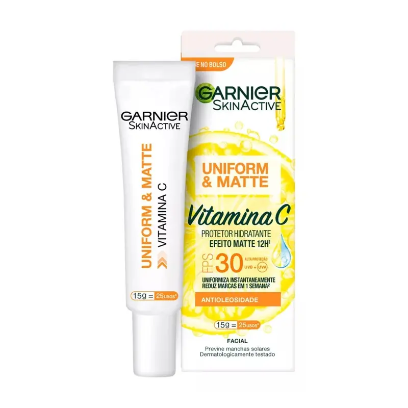 Vitamin C Facial Moisturizing Sunscreen Spf 30 Oily Sensitive Skin 15G Garnier 1