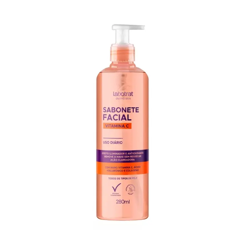 Vitamin C Whitening Facial Cleansing Antioxidant Soap Skin Care 280Ml Labotrat 1