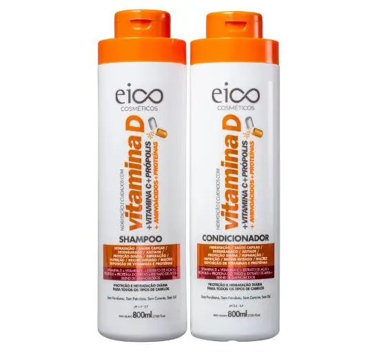 Vitamin D + Propolis Amino Acids Proteins Replacement Treatment Kit 2X800 - Eico 1