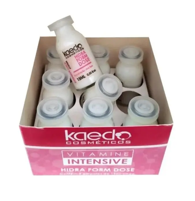 Vitamine Intensive Hidra Form Hair Repair Treatment Ampoules 9X15ml - Kaedo 1
