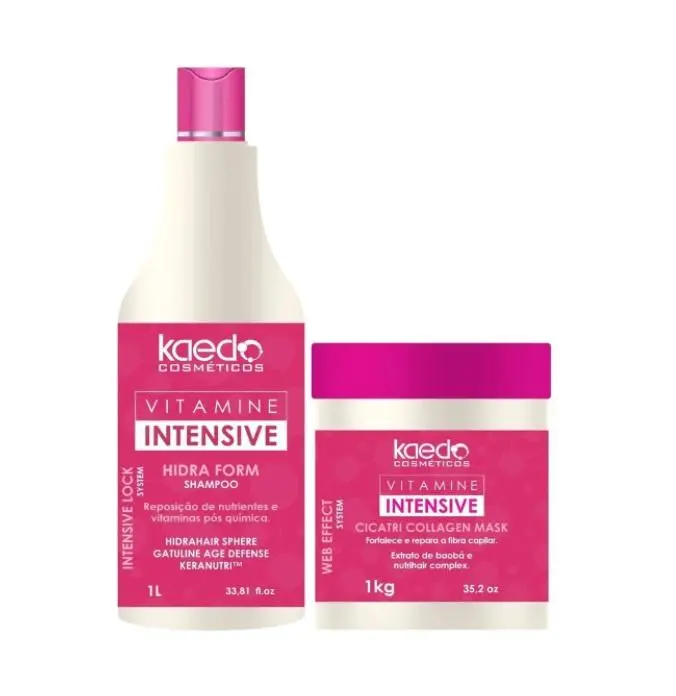 Vitamine Intensive Hidra Form Nutrient Replacement Lock System Kit 2X1 - Kaedo 1