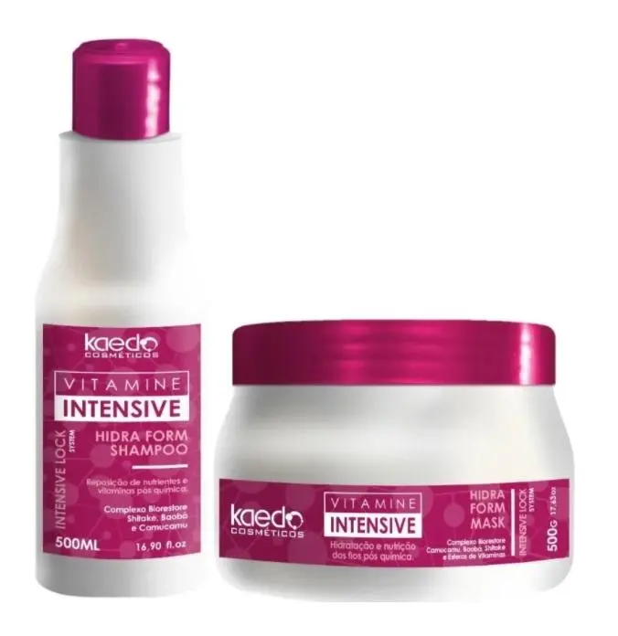 Vitamine Intensive Hidra Form Nutrient Replacement Lock System Kit 2X300 - Kaedo 1