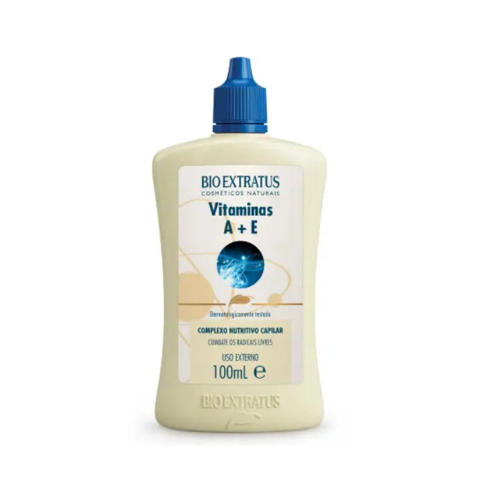 Vitamins A + E Fluid Hair Nutrition Moisturizing Treatment 100Ml - Bio Extratus 1